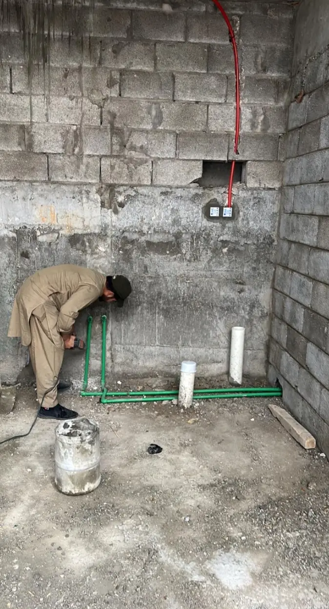 أعمال تأسيس سباكة