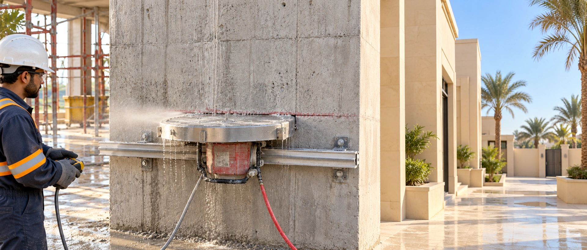 Concrete cutting and renovation — Aemar Al-Maryam