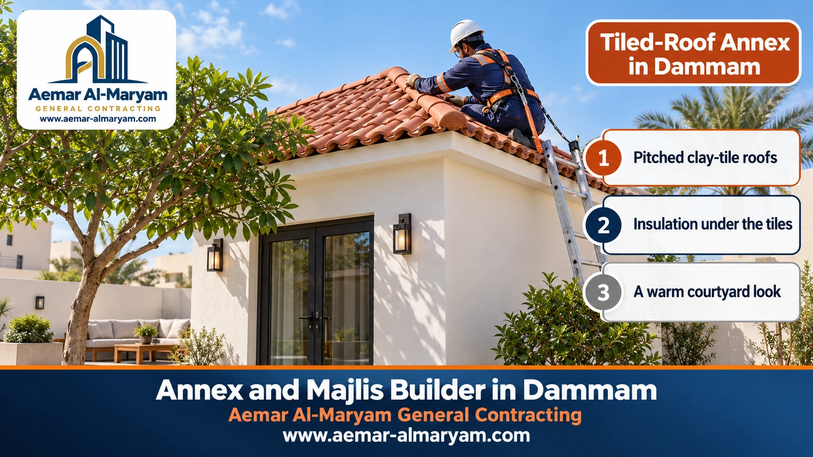 Tiled-Roof Annex in Dammam