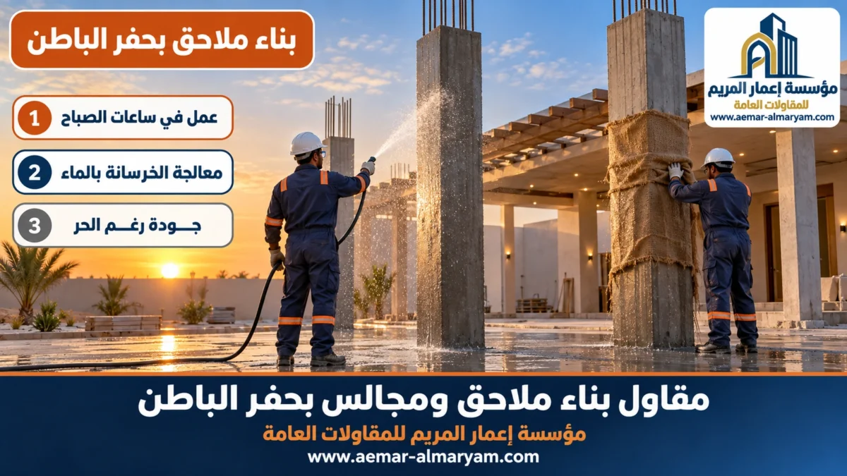بناء ملاحق بحفر الباطن