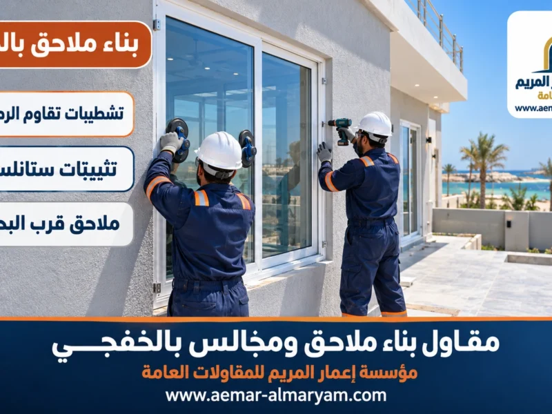 مقاول بناء ملاحق ومجالس بالخفجي