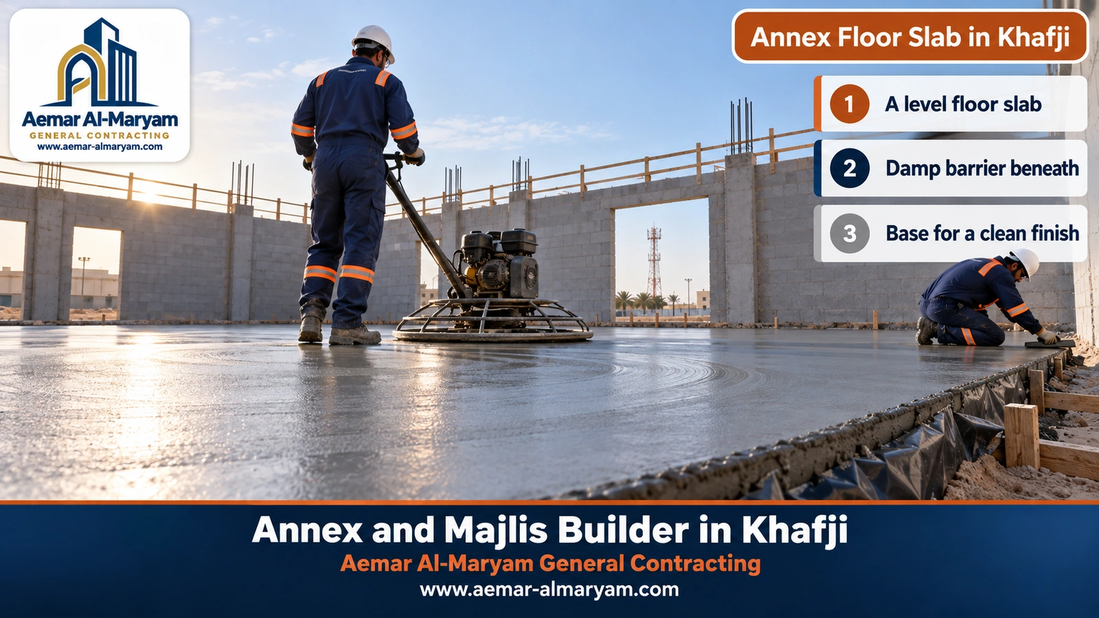 Annex Floor Slab in Khafji