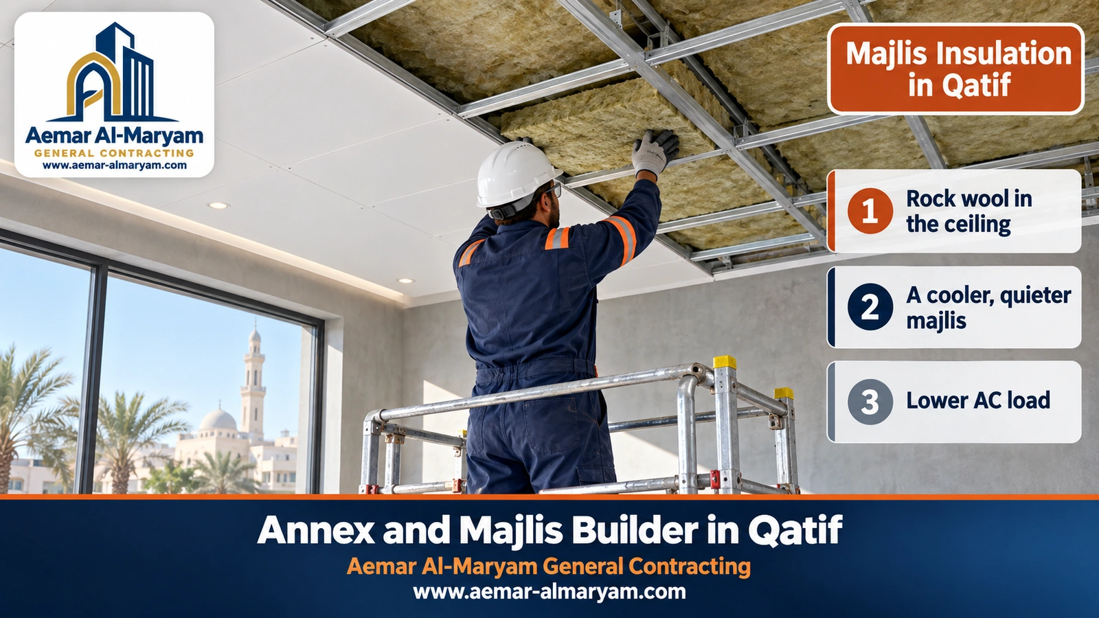 Majlis insulation in Qatif