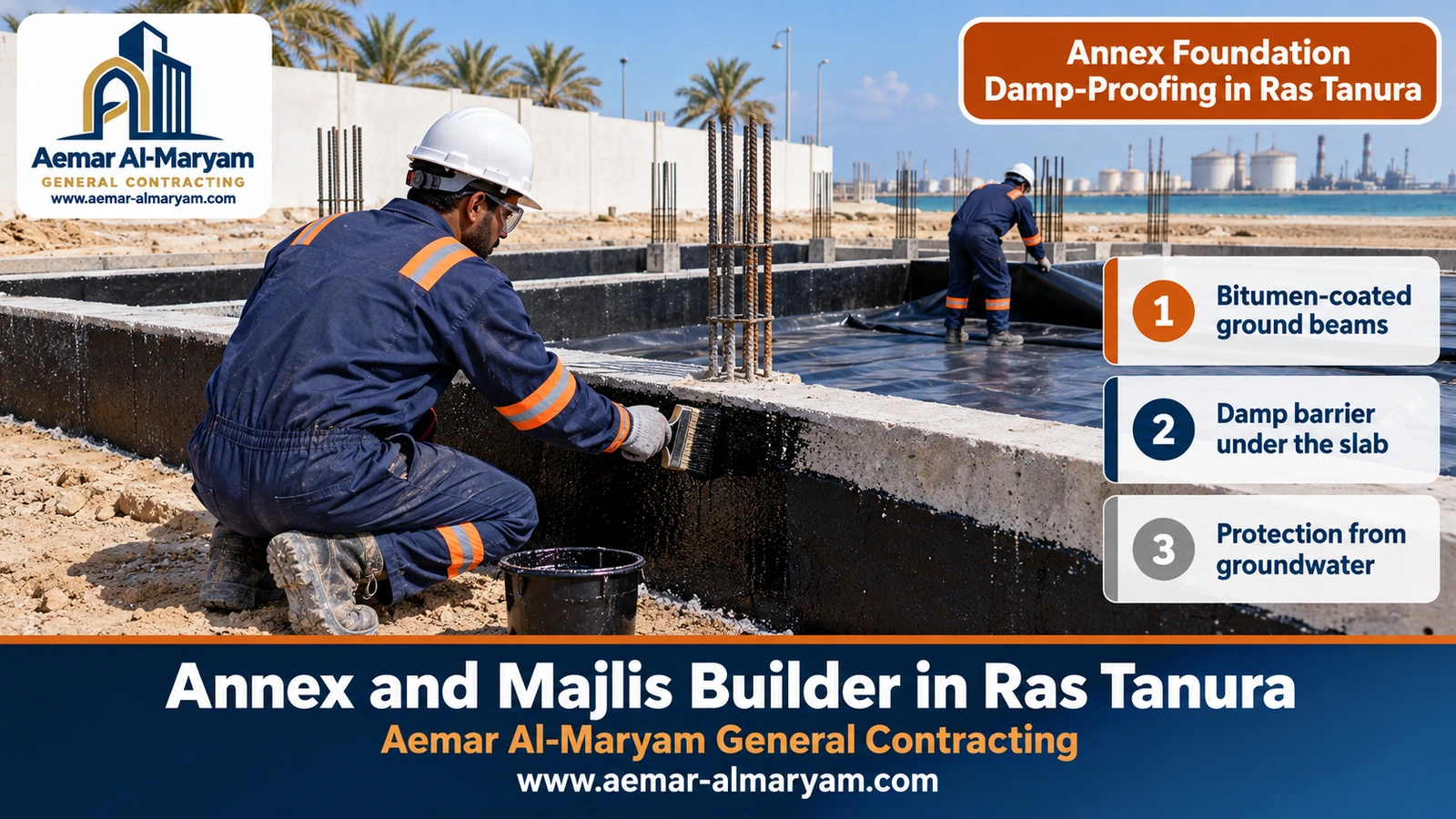 Annex Foundation Damp-Proofing in Ras Tanura