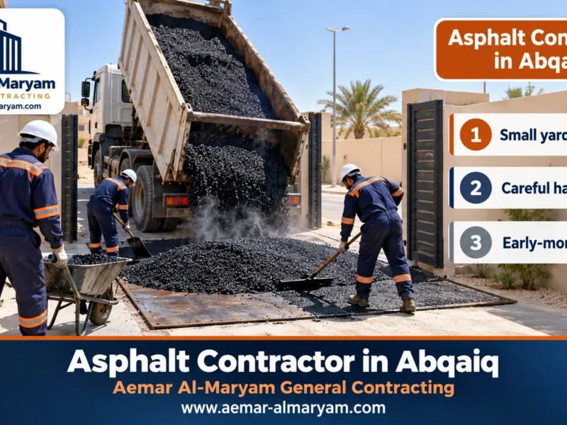 Asphalt Contractor in Abqaiq