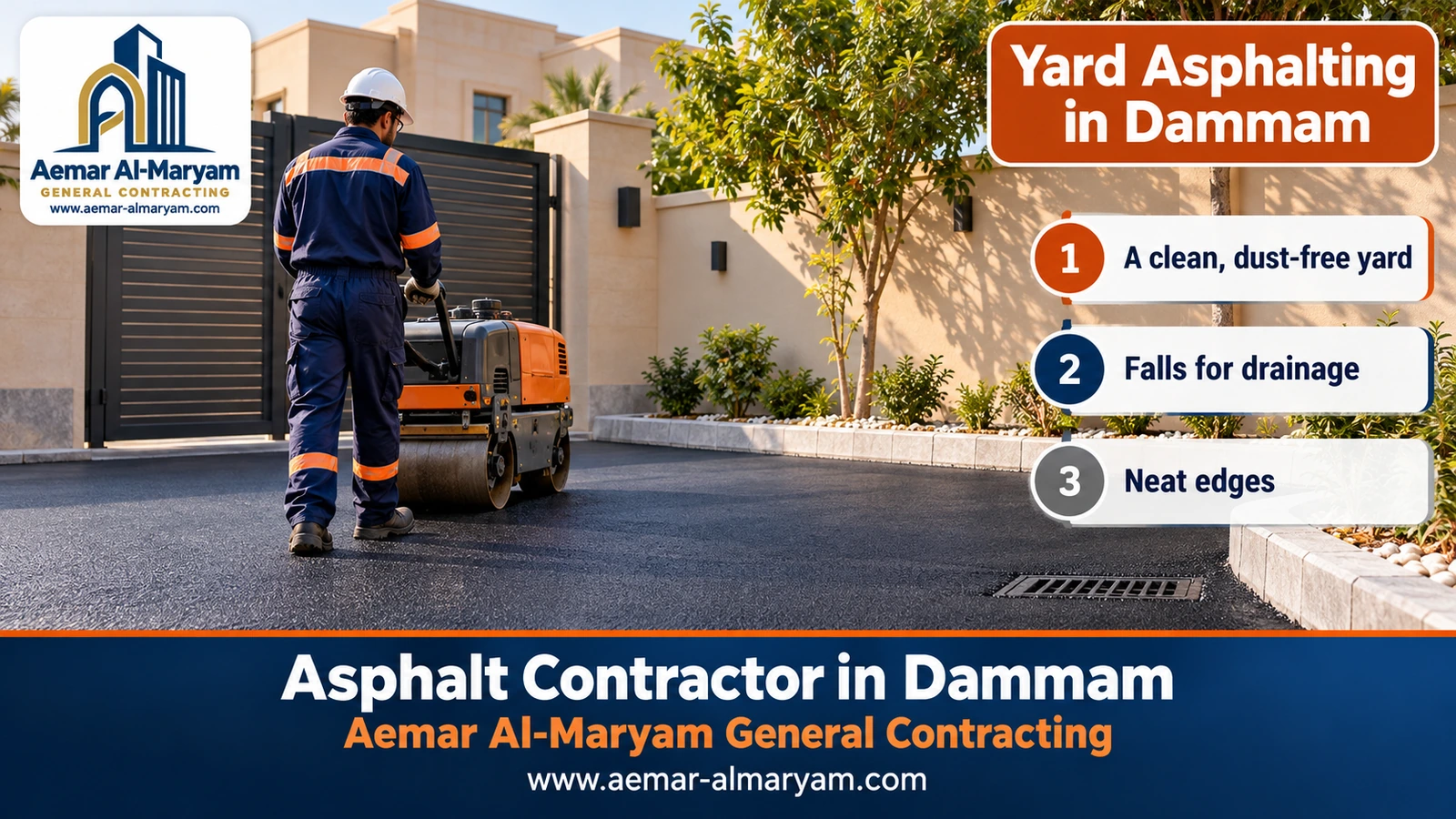 Yard Asphalting in Dammam