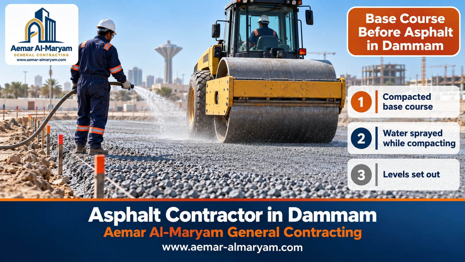 Base Course Before Asphalt in Dammam