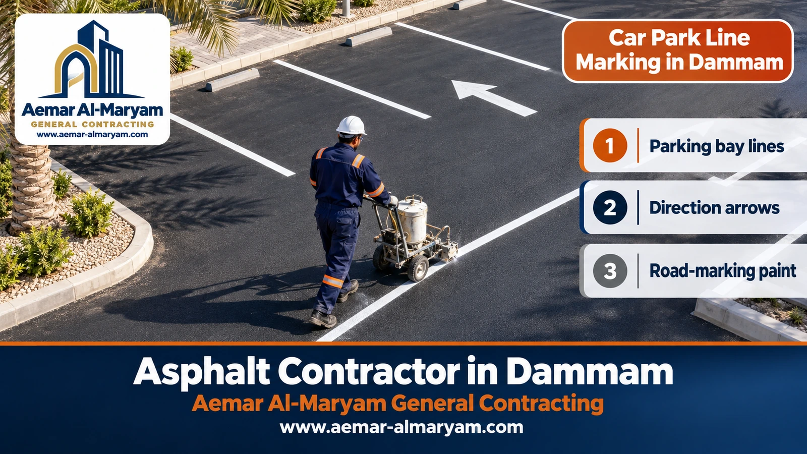 Car Park Line Marking in Dammam
