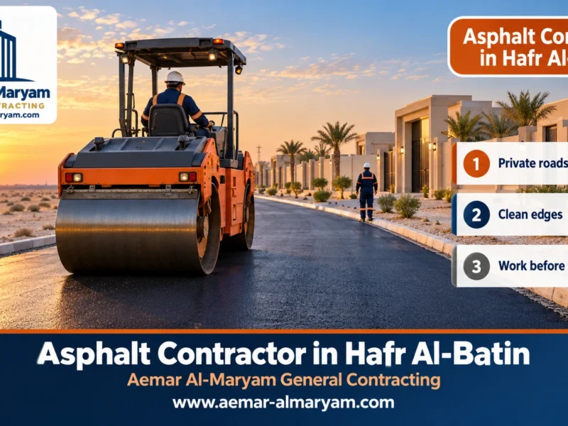 Asphalt Contractor in Hafr Al-Batin