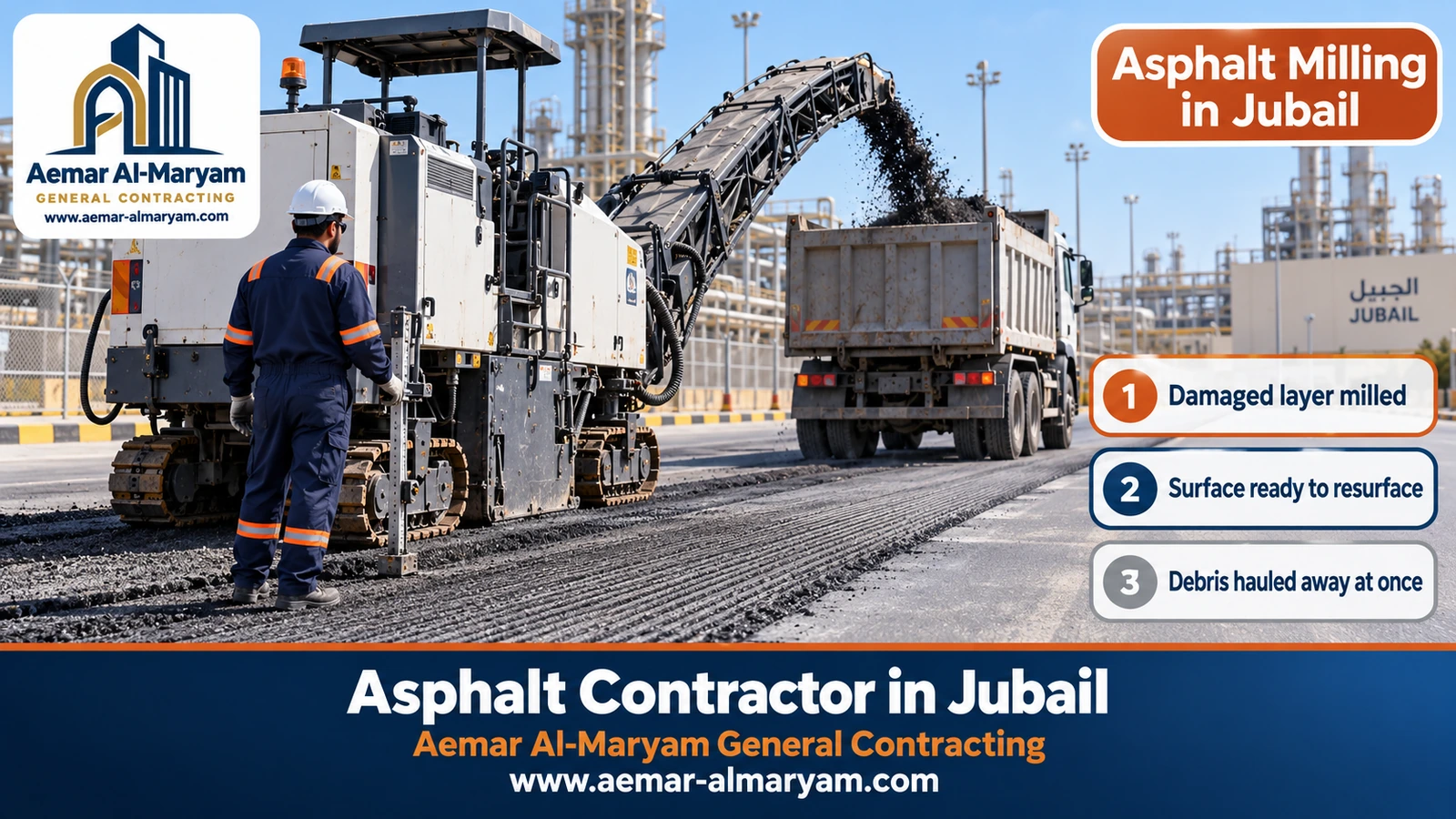 Asphalt Milling in Jubail
