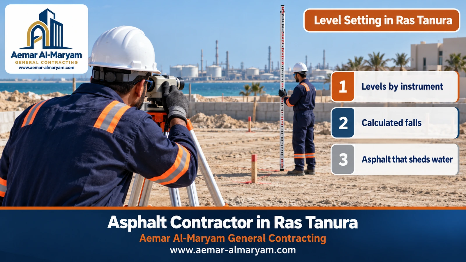 Level Setting in Ras Tanura