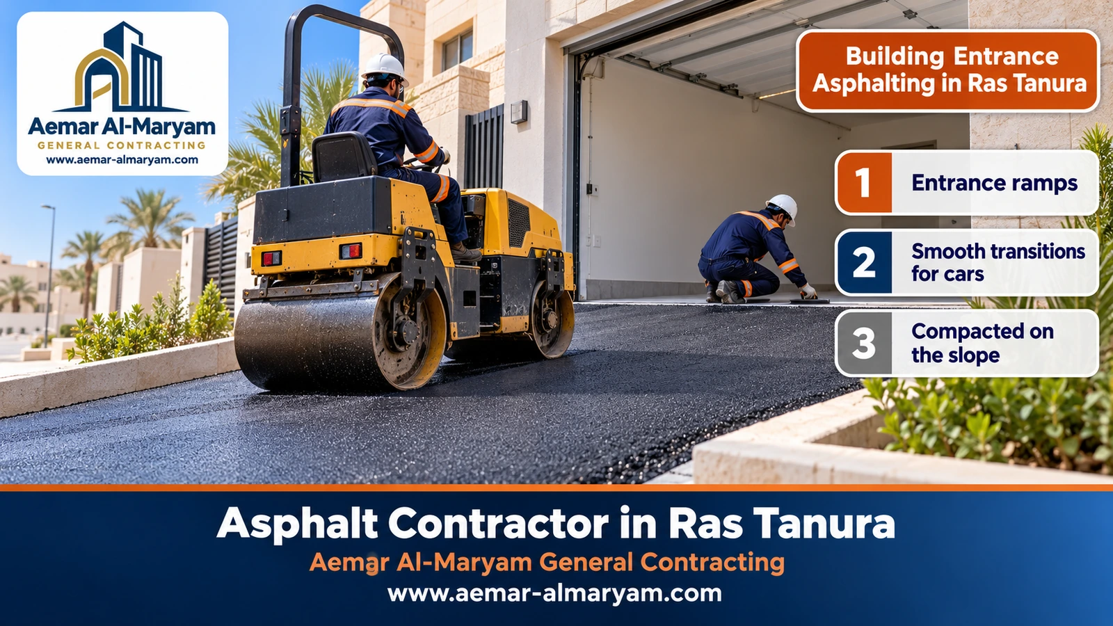 Building Entrance Asphalting in Ras Tanura