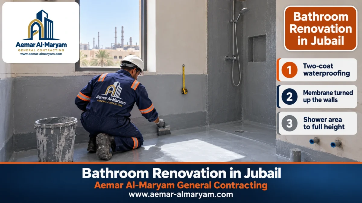 Bathroom Renovation in Jubail
