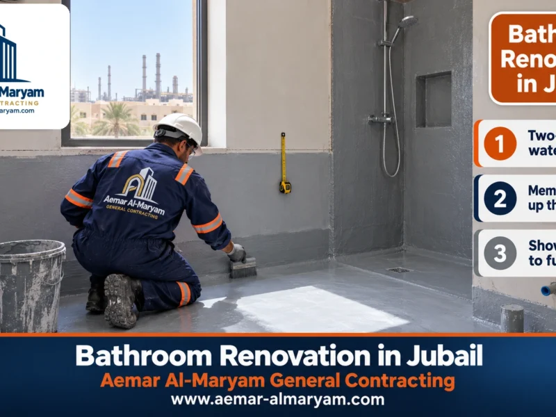 Bathroom Renovation in Jubail