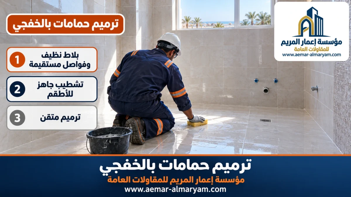 ترميم حمامات بالخفجي