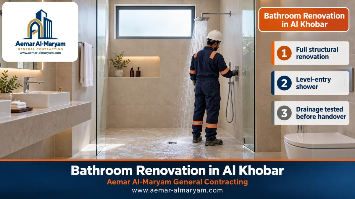 Bathroom Renovation in Al Khobar