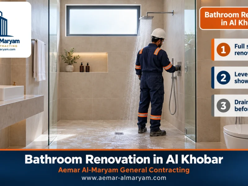 Bathroom Renovation in Al Khobar