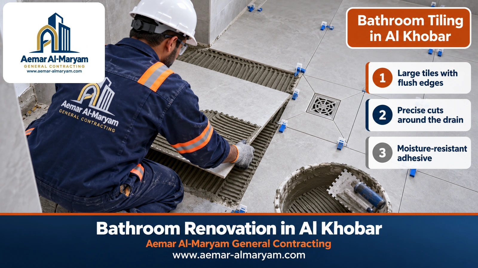 Bathroom Tiling in Al Khobar