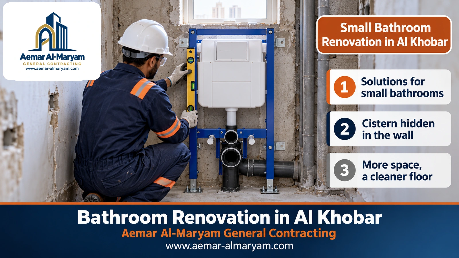 Small Bathroom Renovation in Al Khobar