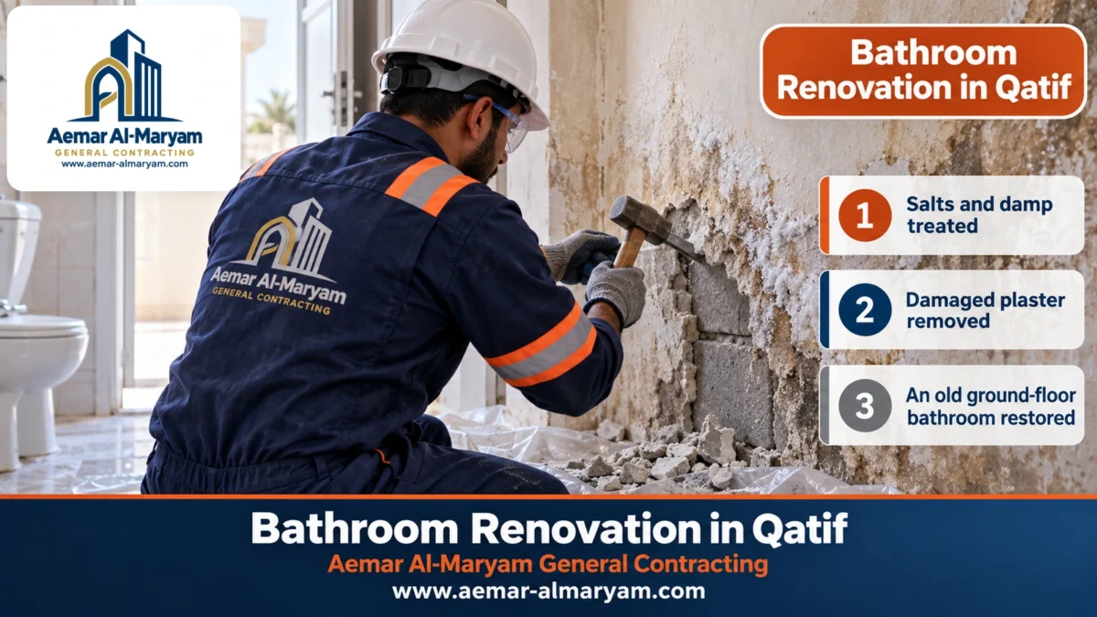 Bathroom Renovation in Qatif