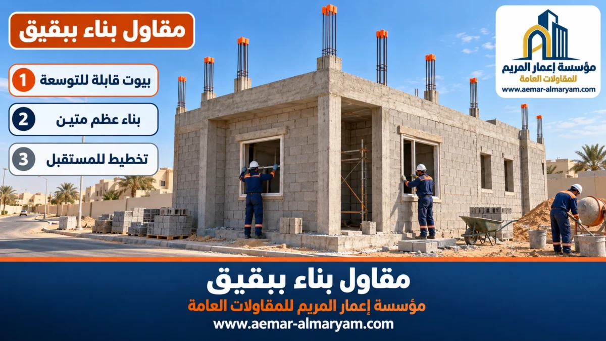 مقاول بناء ببقيق