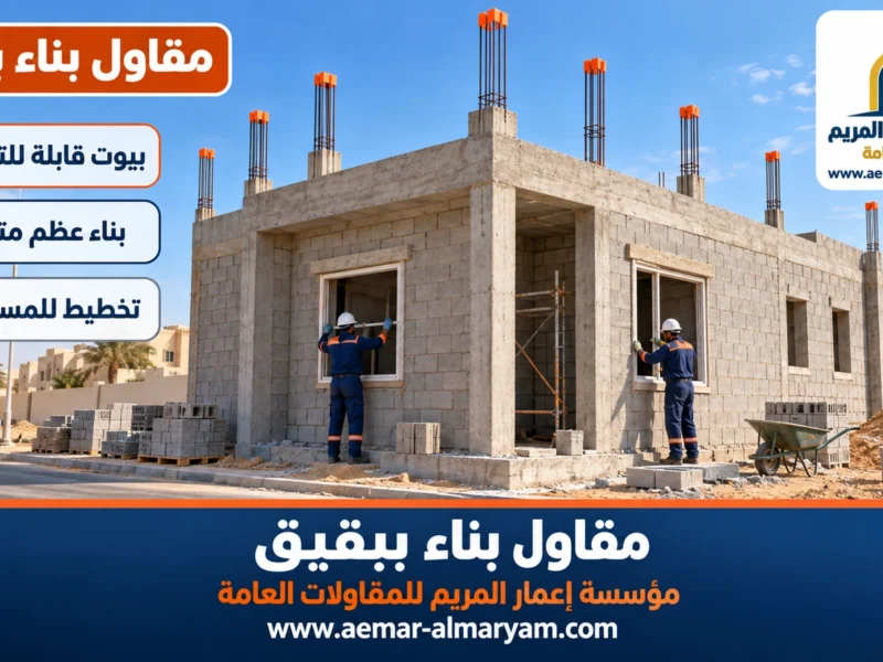 مقاول بناء ببقيق