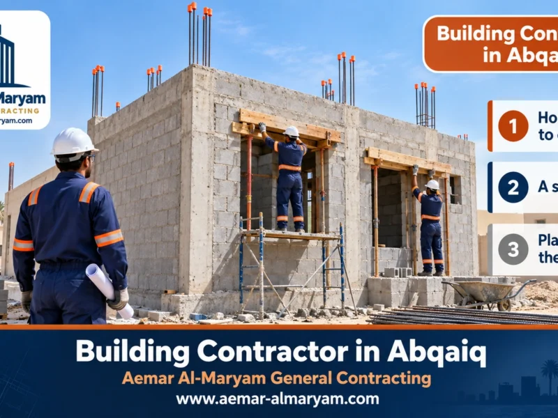 Building Contractor in Abqaiq