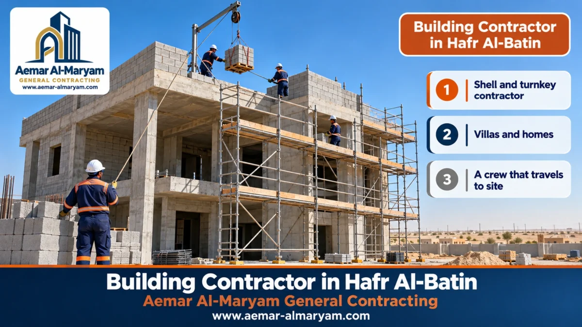 Building Contractor in Hafr Al-Batin