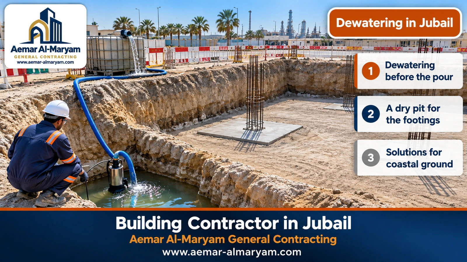 Dewatering in Jubail
