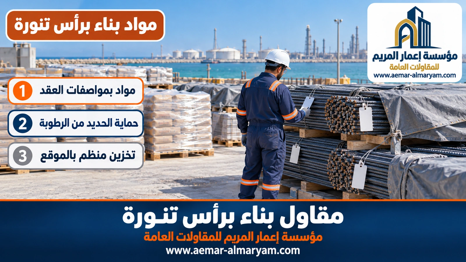 مواد بناء برأس تنورة