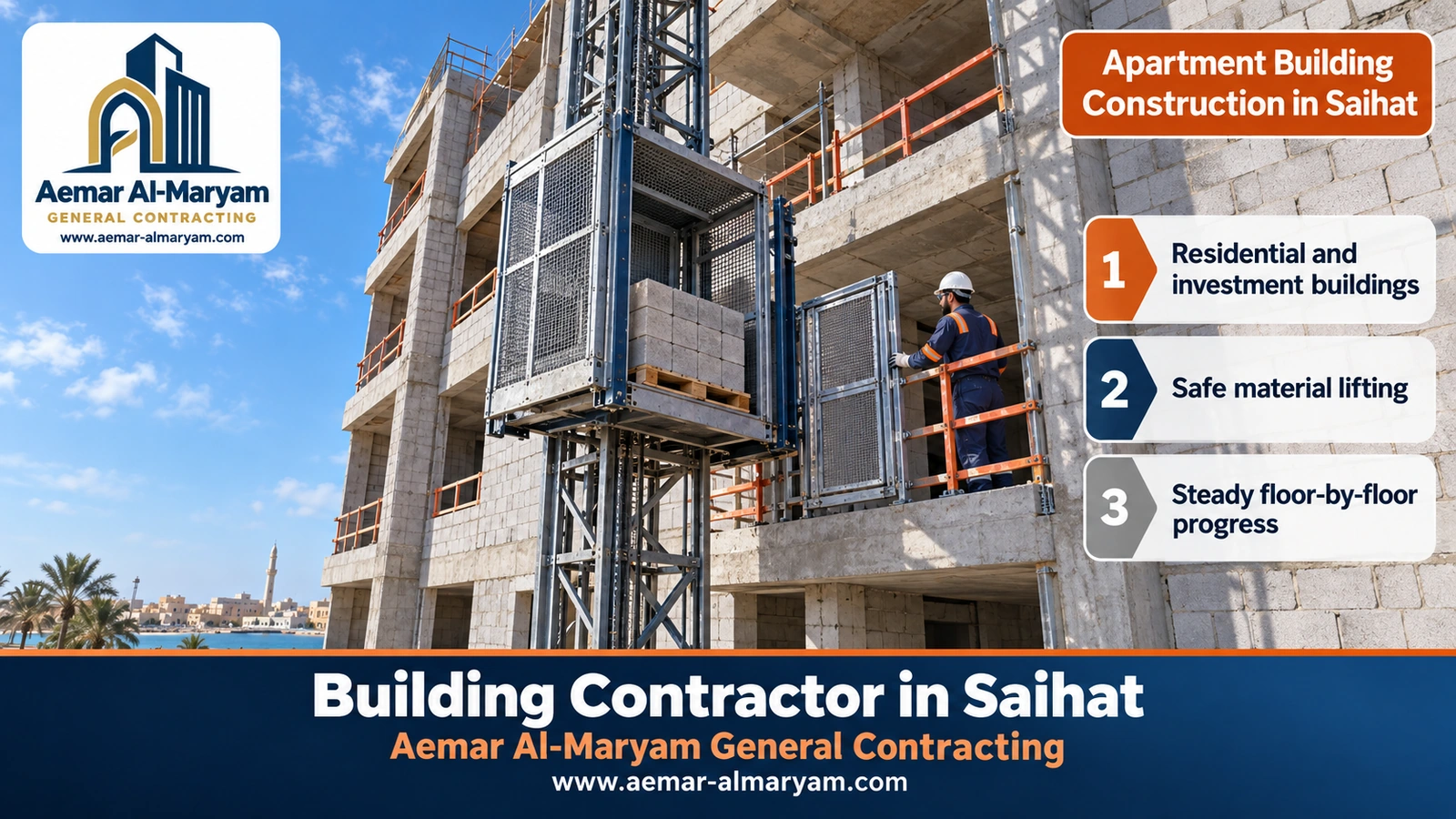 Apartment Building Construction in Saihat