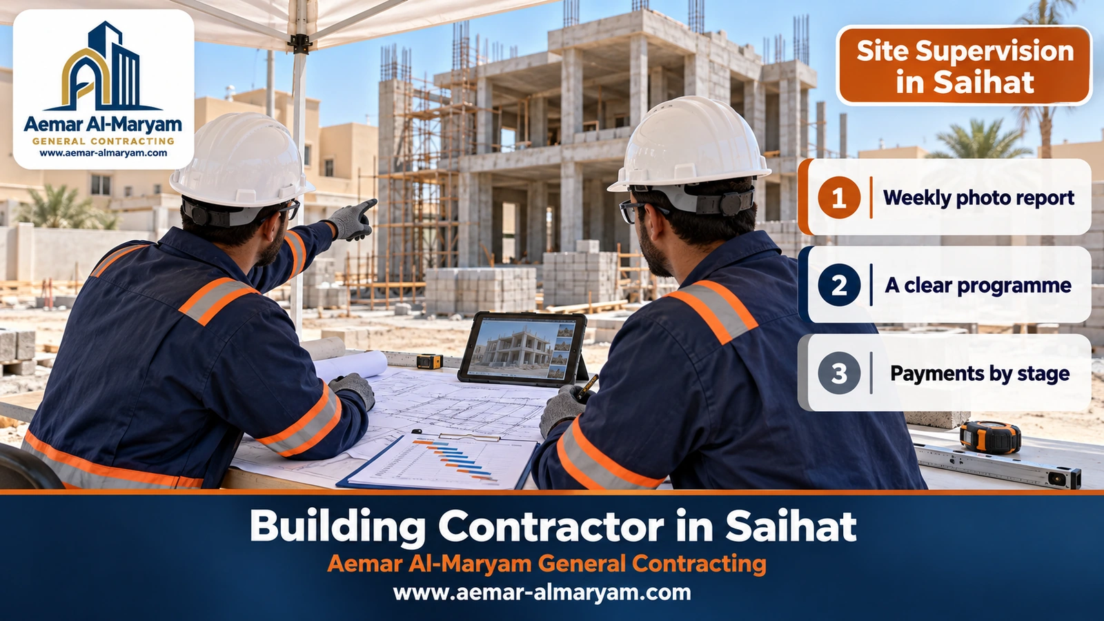 Site Supervision in Saihat