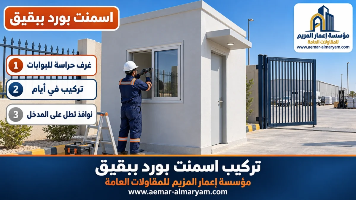اسمنت بورد ببقيق