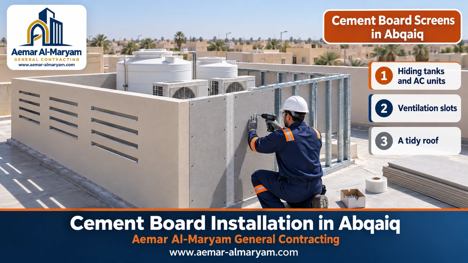 Cement Board Screens in Abqaiq