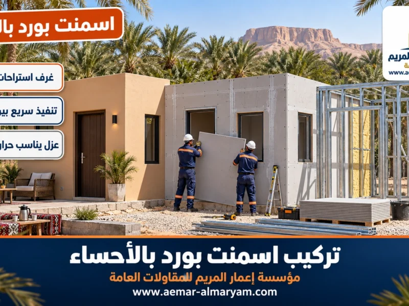 تركيب اسمنت بورد بالاحساء