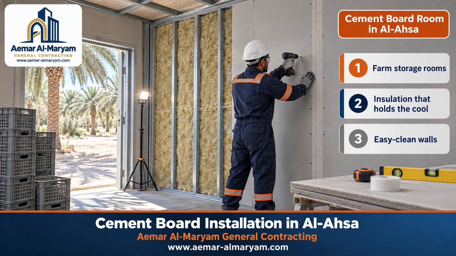 Cement Board Room in Al-Ahsa