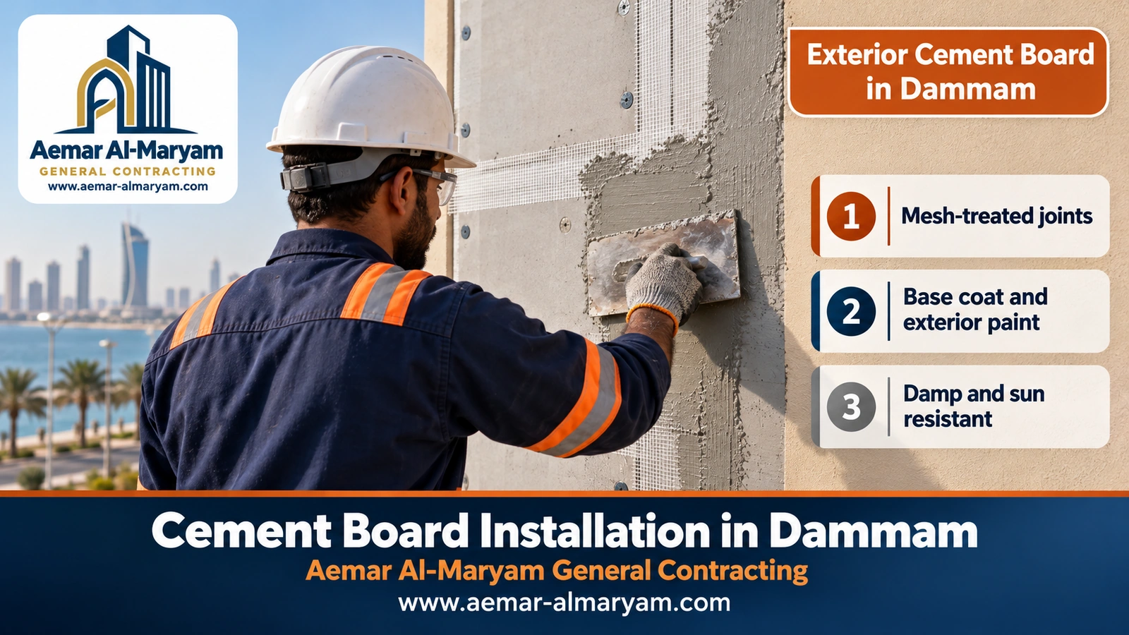 Exterior Cement Board in Dammam