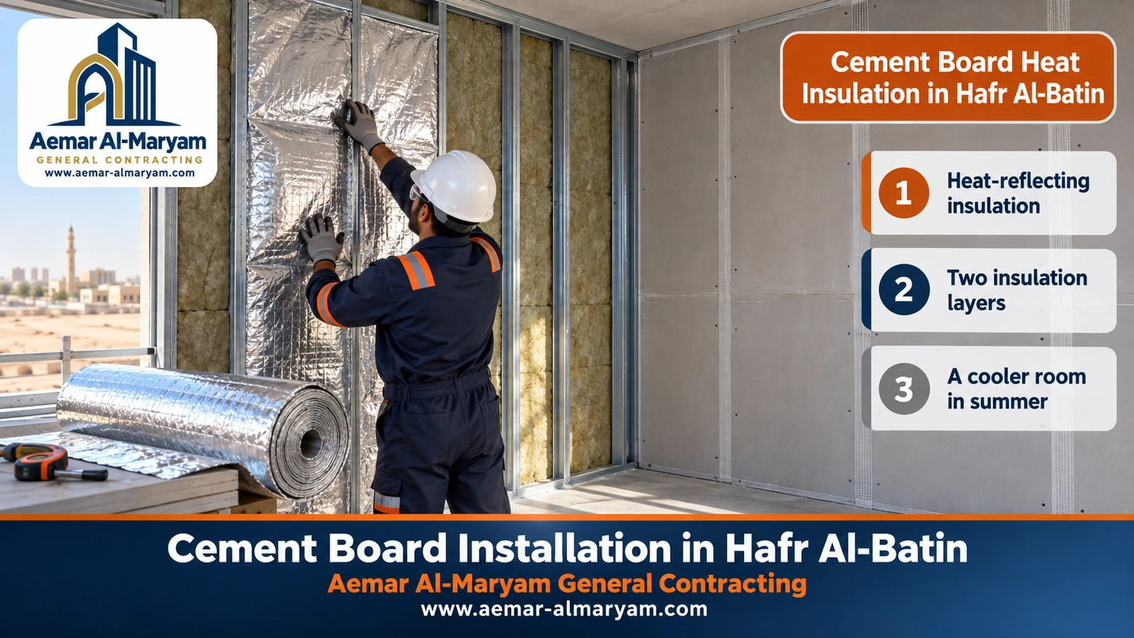Cement Board Heat Insulation in Hafr Al-Batin