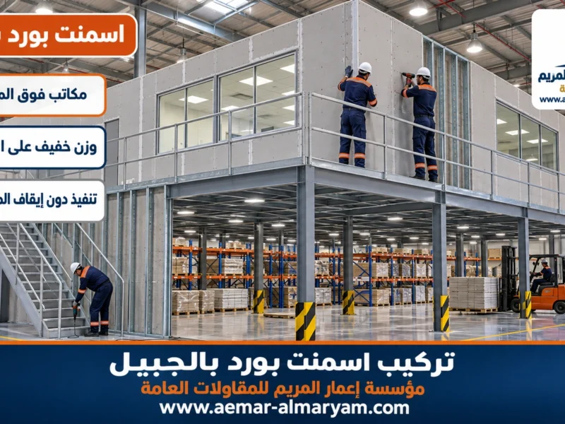 تركيب اسمنت بورد بالجبيل