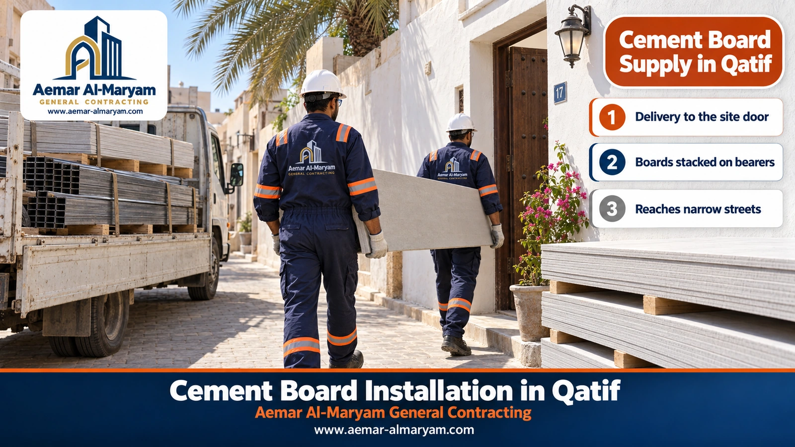Cement Board Supply in Qatif