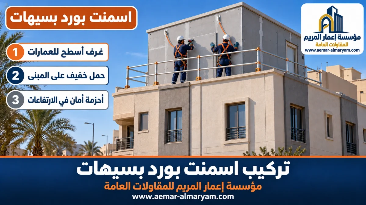 تركيب اسمنت بورد بسيهات