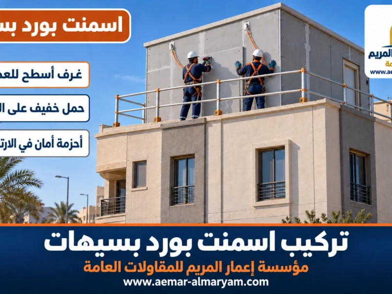 تركيب اسمنت بورد بسيهات