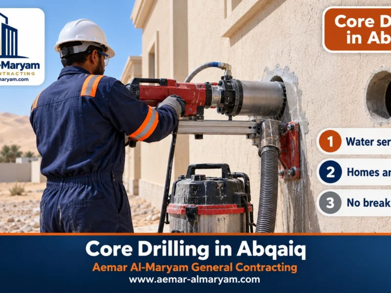 Core Drilling in Abqaiq
