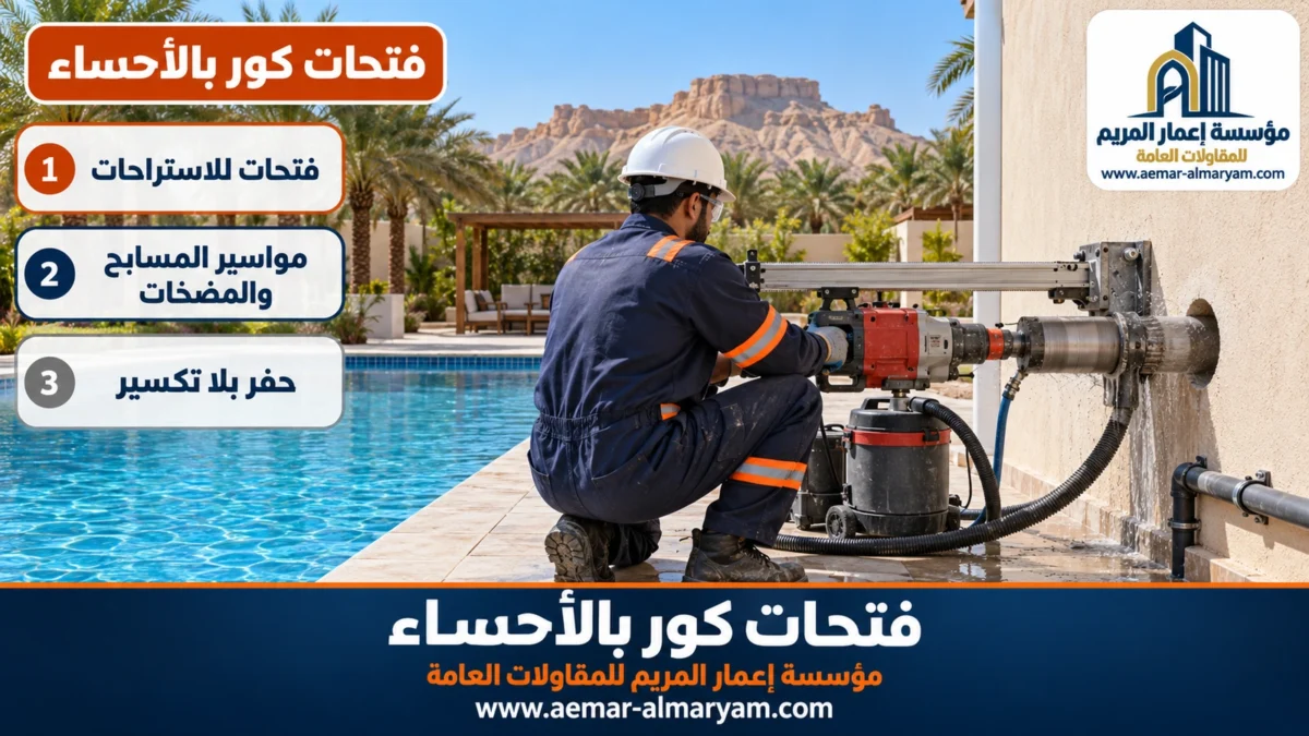 فتحات كور بالأحساء