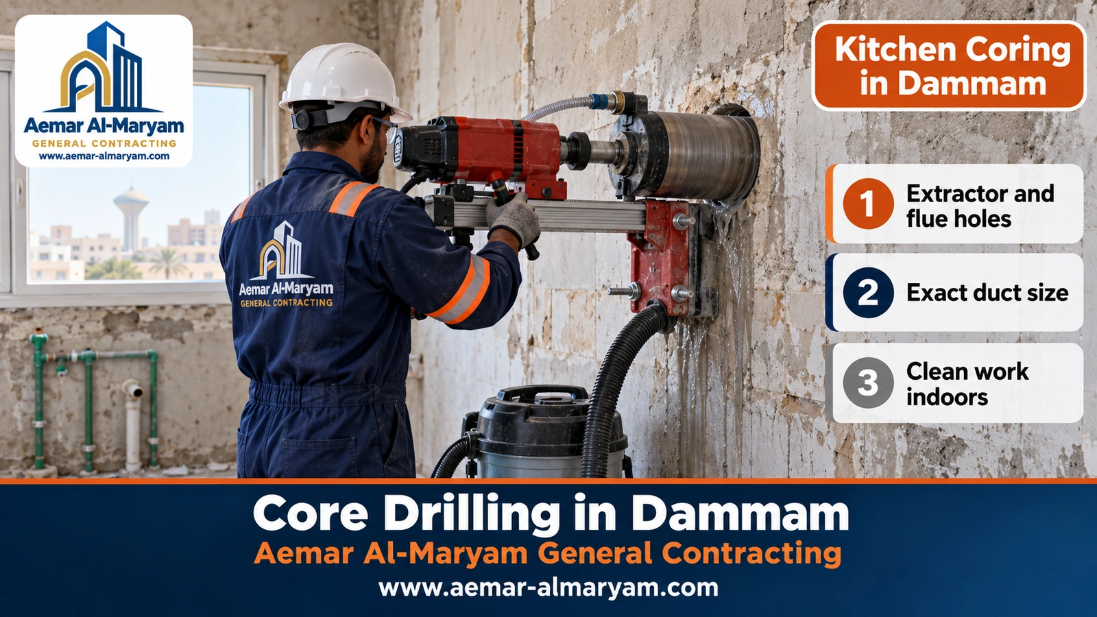 Kitchen coring in Dammam