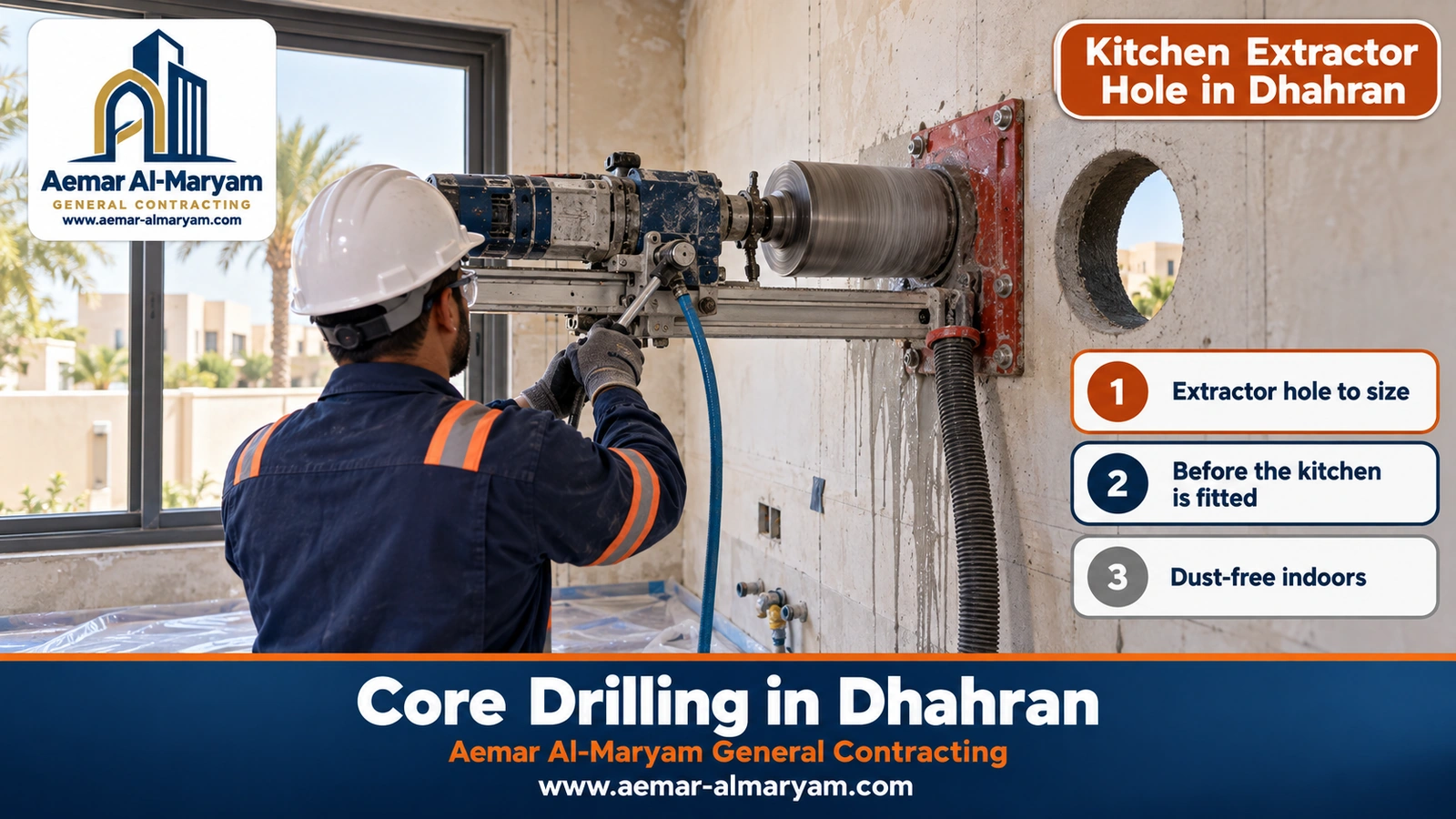 Kitchen Extractor Hole in Dhahran