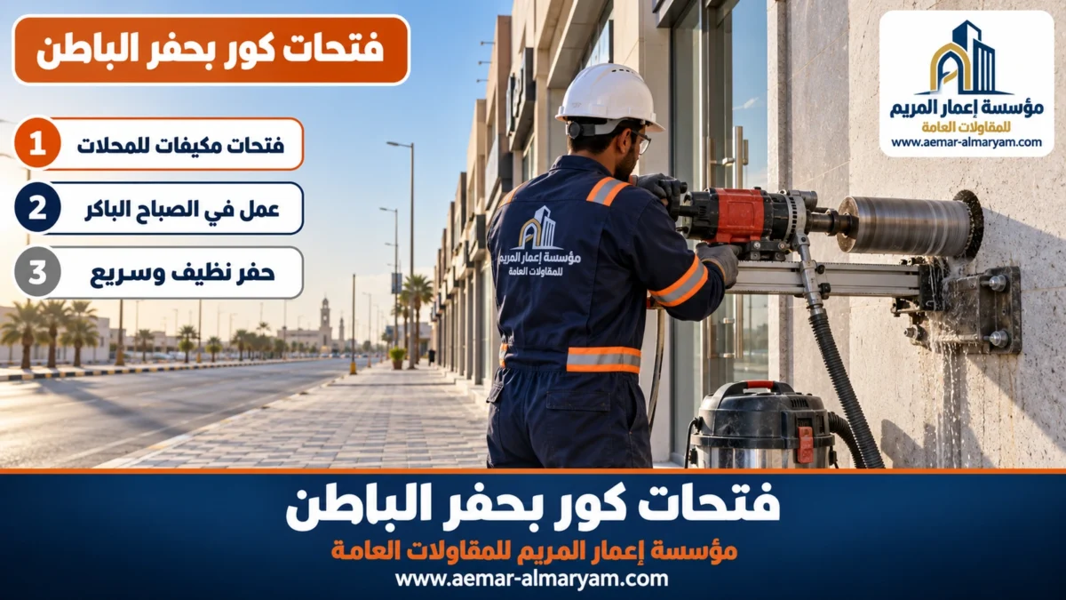 فتحات كور بحفر الباطن