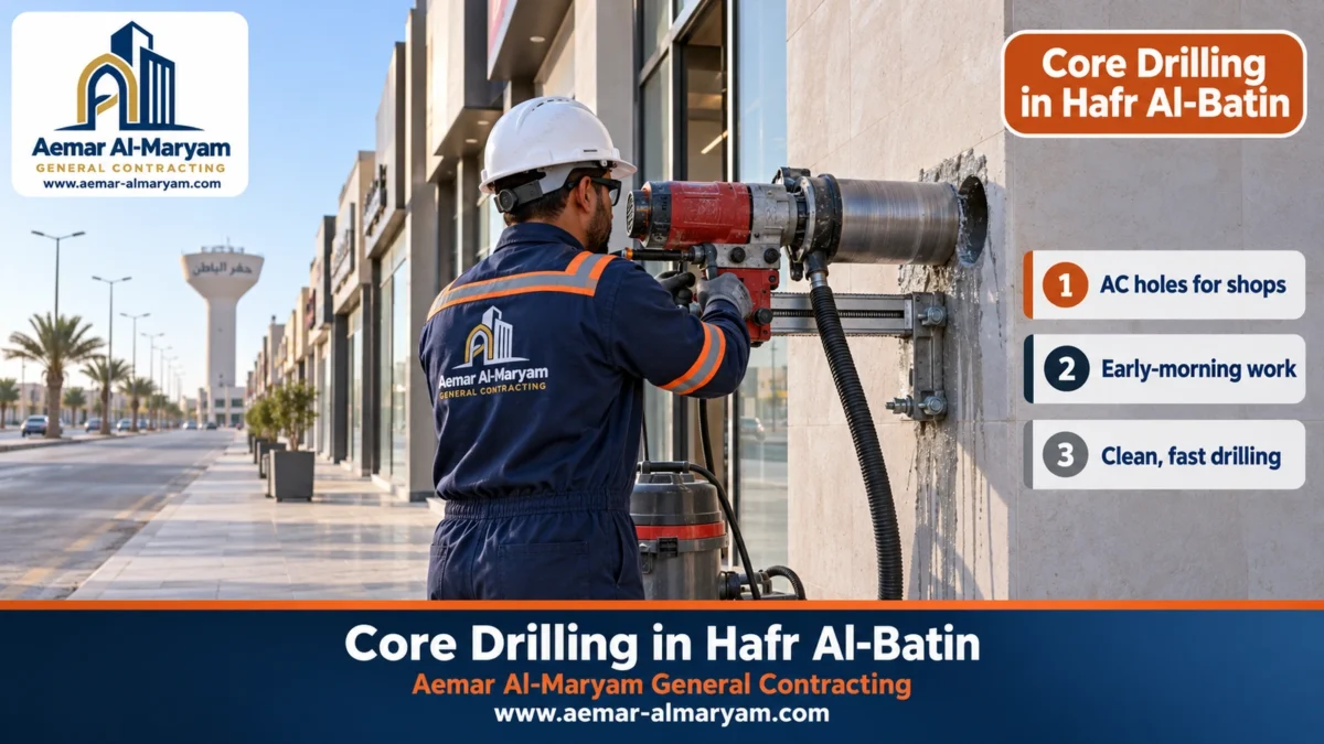 Core Drilling in Hafr Al-Batin