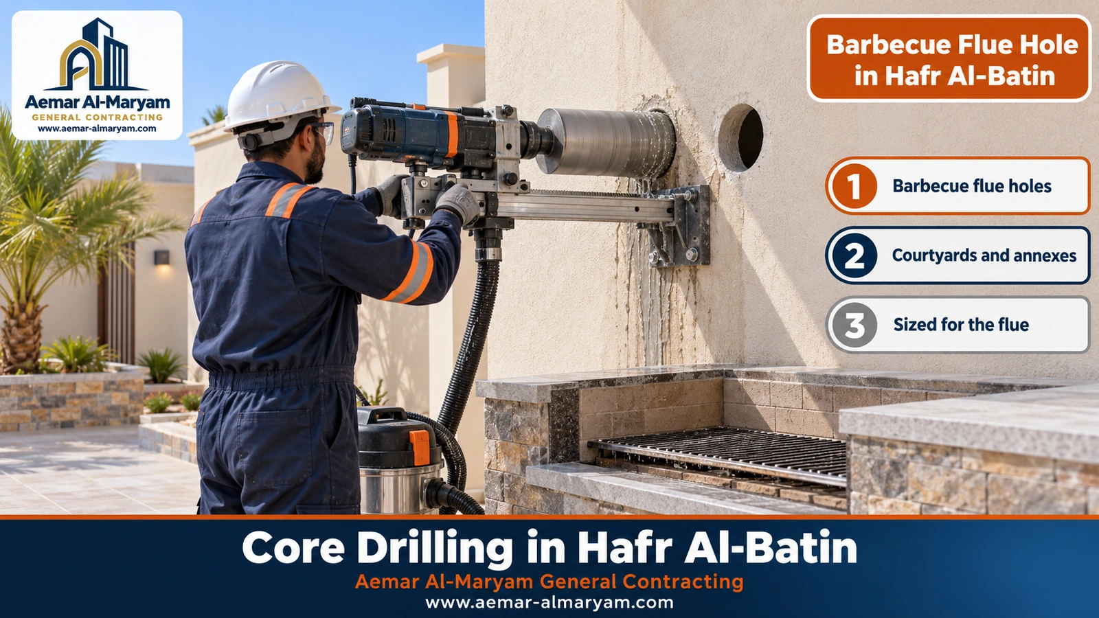 Barbecue Flue Hole in Hafr Al-Batin