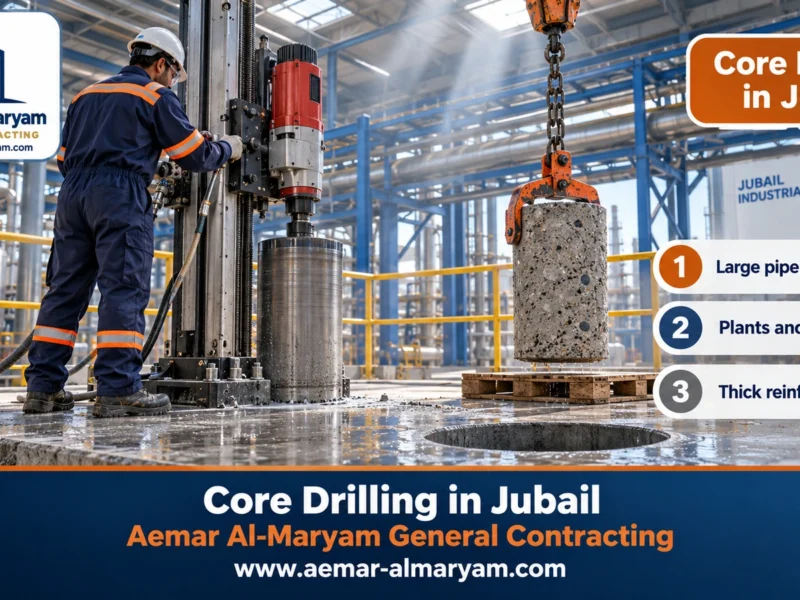 Core Drilling in Jubail